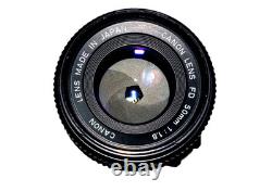 Canon AV-1 35mm film camera with SD 50mm f1.8 Lens