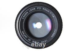 Canon A-1 35mm Film camera Body Black New FD 50mm f1.4 Lens MINT From JAPAN