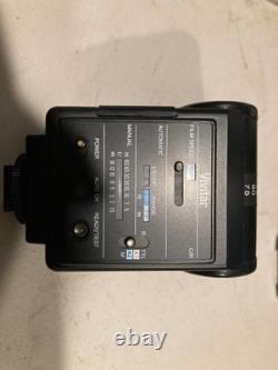 Canon A-1 35mm SLR Film Camera Black with 2X Lens, Bag, Flash & Accessories