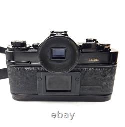 Canon A-1 A1 35mm SLR Film Camera with 50mm FD lens Kit Tested & Working Great