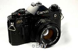 Canon A-1 A1 Film Camera with 50mm Lens Good