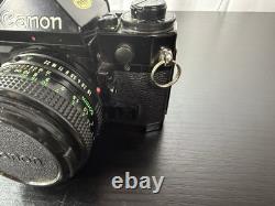 Canon A-1 Film Camera with 1.4 50mm Lens Manuals Cleaning Kit And Strap