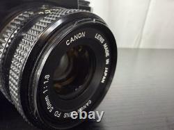 Canon A-1 Film Camera with 1.4 50mm Lens Manuals Cleaning Kit And Strap