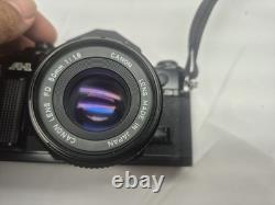 Canon A-1 Film Camera with 50mm 11.8 Lens Tested & Working
