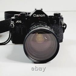 Canon A-1 SLR Film Camera With CANON 35-105mm f/3.5 FD Mount Camera Zoom Lens