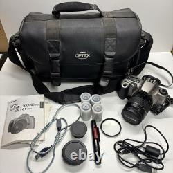 Canon EOS 3000N 35mm Film Camera With Canon 28-80mm Lens Bag Films Filter Bundle