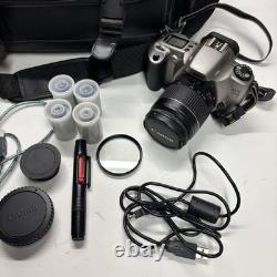 Canon EOS 3000N 35mm Film Camera With Canon 28-80mm Lens Bag Films Filter Bundle