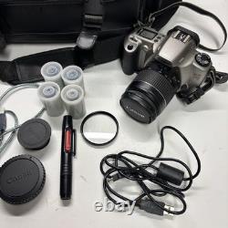 Canon EOS 3000N 35mm Film Camera With Canon 28-80mm Lens Bag Films Filter Bundle
