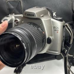 Canon EOS 3000N 35mm Film Camera With Canon 28-80mm Lens Bag Films Filter Bundle