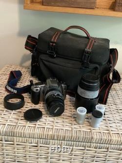 Canon EOS 3000N 35mm SLR Film Camera with 28-80mm Lens Silver With Carry Case +
