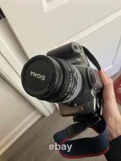 Canon EOS 3000N 35mm SLR Film Camera with 28-80mm Lens Silver With Carry Case +