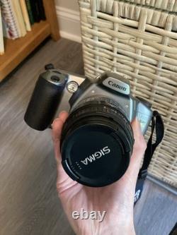 Canon EOS 3000N 35mm SLR Film Camera with 28-80mm Lens Silver With Carry Case +