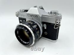 Canon FT QL 35mm Film Camera With 50mm f/1.8 Lens Very Good