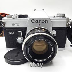 Canon FT QL 35mm SLR Film Camera with 50mm FL Lens- Tested & Working