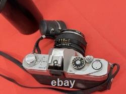 Canon FTb 35mm SLR Film Camera with FD 50mm f1.8 + 100-200mm Lens Kit