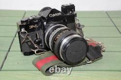 Canon F-1 35mm SLR Film Camera with FD 50mm 11.4 Lens & 2x Tele Converter