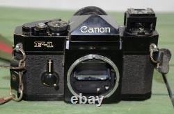 Canon F-1 35mm SLR Film Camera with FD 50mm 11.4 Lens & 2x Tele Converter