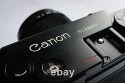 Canon L3 35mm film camera (black) & 50mm f1.8 lens (black) repaint by Shueido