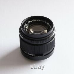 Canon L3 35mm film camera (black) & 50mm f1.8 lens (black) repaint by Shueido