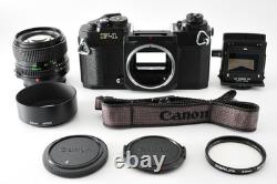 Canon New F-1 AE 35mm Film Camera NFD 50mm f1.4 Lens JAPAN Very Good #196