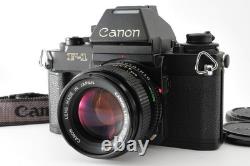Canon New F-1 AE 35mm Film Camera NFD 50mm f1.4 Lens JAPAN Very Good #196