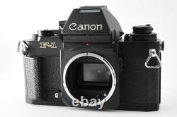 Canon New F-1 AE 35mm Film Camera NFD 50mm f1.4 Lens JAPAN Very Good #196