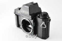 Canon New F-1 AE 35mm Film Camera NFD 50mm f1.4 Lens JAPAN Very Good #196