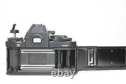 Canon New F-1 AE Finder 35mm SLR Film Camera 35-105mm F/3.5 100-200mm F/5.6 Lens