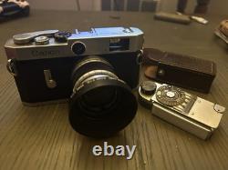 Canon P 35mm Rangefinder Film Camera with 50mm F1.8 Lens and Light meter