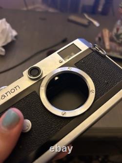 Canon P 35mm Rangefinder Film Camera with 50mm F1.8 Lens and Light meter