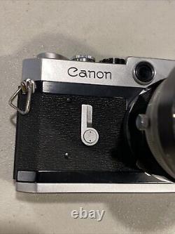 Canon P Rangefinder Film Camera with 50mm F1.4 Lens With Hood