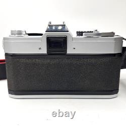 Canon TL QL 35mm SLR Film Camera with Canon FL 50mm f/1.8 Lens- Tested & Working