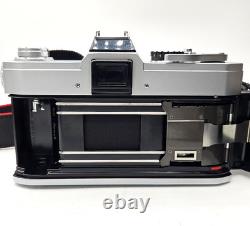 Canon TL QL 35mm SLR Film Camera with Canon FL 50mm f/1.8 Lens- Tested & Working