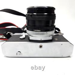 Canon TX 35mm SLR Film Camera with Canon 50mm f/1.8 Prime Lens- Tested & Working