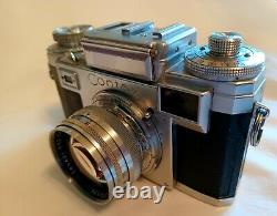 Carl Zeiss Ikon Contax IIIa 35mm Film Camera with Sonnar 50mm F/1.5 lens 2 Issues