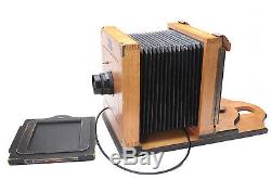 Century 8 x 10 Wooden Studio View Camera, 300mm Lens, 8x10 & 5x7 Film Holder