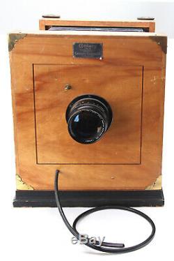 Century 8 x 10 Wooden Studio View Camera, 300mm Lens, 8x10 & 5x7 Film Holder