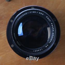 Century 8 x 10 Wooden Studio View Camera, 300mm Lens, 8x10 & 5x7 Film Holder