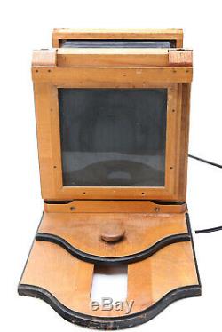 Century 8 x 10 Wooden Studio View Camera, 300mm Lens, 8x10 & 5x7 Film Holder