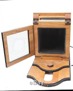 Century 8 x 10 Wooden Studio View Camera, 300mm Lens, 8x10 & 5x7 Film Holder