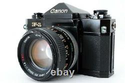 Checked Canon F-1 Late Model Film Camera with FD 50mm F1.4 lens from Japan 562203