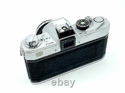 Chrome Canon FTb-QL 35mm SLR Camera with 50mm f/1.8 FL Lens Fast Shipping