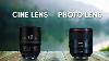 Cine Lens Vs Photo Lens What S The Difference