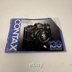 Contax 139 Quartz 35mm SLR Film Camera with 75-200, 28-85, 28mm Lens