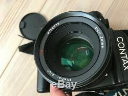 Contax 645 Camera 80mm F/2 Lens Battery Grip