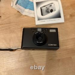 Contax T3 35mm Point & Shoot Film Camera Black Carl Zeiss Sonnar 2.8/35 Lens