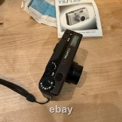 Contax T3 35mm Point & Shoot Film Camera Black Carl Zeiss Sonnar 2.8/35 Lens