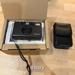 Contax T3 35mm Point & Shoot Film Camera Black Carl Zeiss Sonnar 2.8/35 Lens