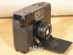 Contax T 35mm Rangefinder Film Camera with38mm F2.8 T Sonnar Lens And T14 Flash