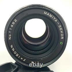 EXC5 Mamiya M645 + Meter Prism Finder + SEKOR C 150mm F3.5 Lens From Japan 175